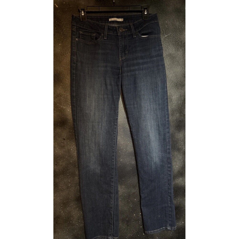 Levis 712 Slim  Stretch Jeans Sz 29 Dk Blue Denim Women’s Mid Rise Summer Fall